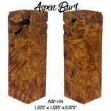 Aspen Burl | Stabilized Call/Handle Blanks