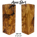 Aspen Burl | Stabilized Call/Handle Blanks