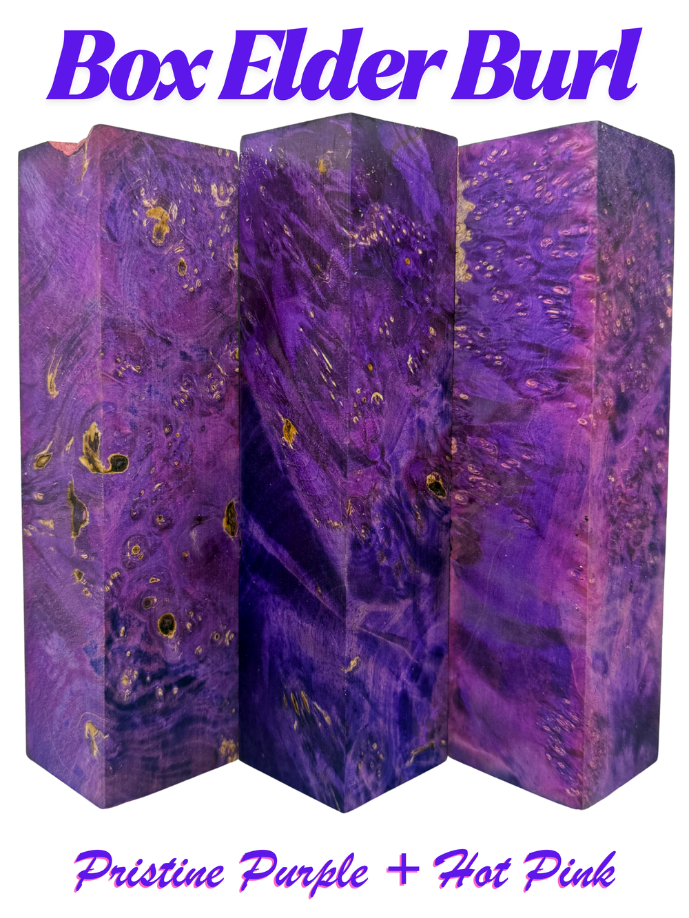 Box Elder Burl | Stabilized Call Blanks