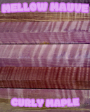 Curly Maple | Stabilized Pen Blanks | Single Color