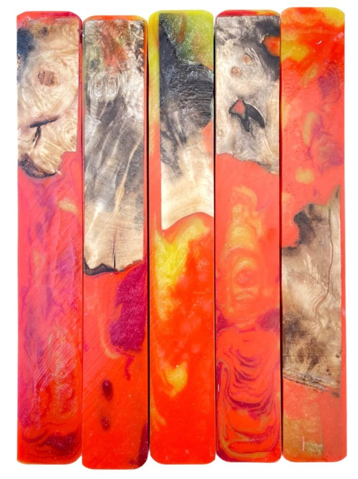 “Tequila Sunrise" Hybrid Pen Blanks