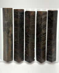 Maple Burl | Stabilized Pen Blanks | Skinny