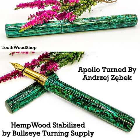 HempWood 6” Stabilized Pen Blanks | Single Color