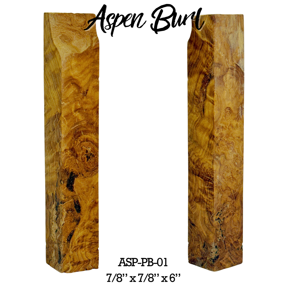 Aspen Burl | Stabilized Pen Blanks