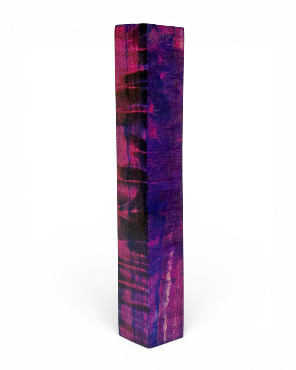 Curly Cottonwood | Stabilized Pen Blanks| Double Dyed