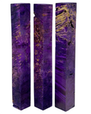 Box Elder Burl | Stabilized Pen Blanks | Skinny
