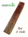 HempWood 6” Stabilized Pen Blanks | Double Dyed