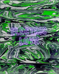 “Electric Love” Resin Pen Blanks