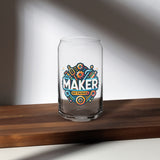 Maker of Things Can-shaped glass