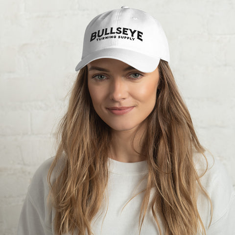 Bullseye Black Text Logo | Dad Hat