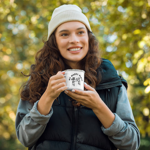 My Happy Place Camper Mug