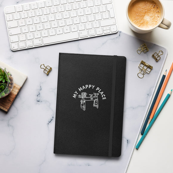 Happy Place Hardcover bound notebook