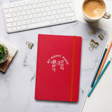 Happy Place Hardcover bound notebook