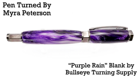 “Purple Rain” Round Pen Blanks