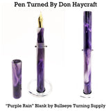 “Purple Rain” Round Pen Blanks