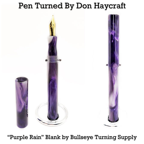 “Purple Rain” Resin Pen Blanks