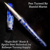 “Night Shift” Resin Pen Blanks