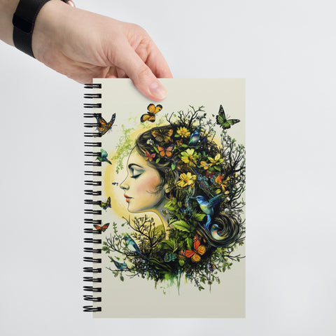 Mother Nature Spiral notebook