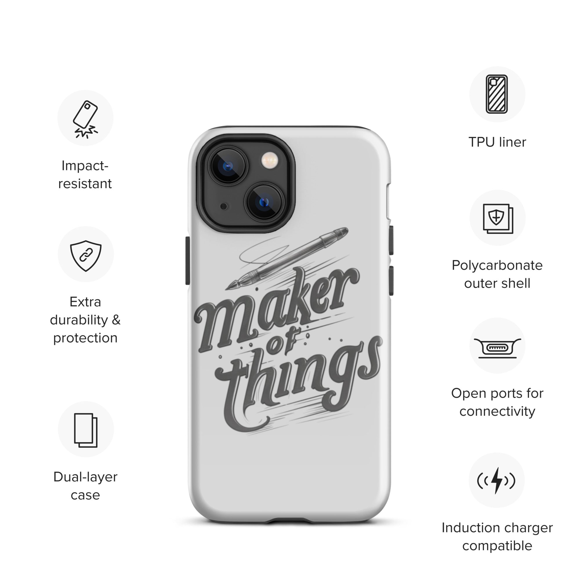 Maker Tough Case for iPhone® – Bullseye Turning Supply
