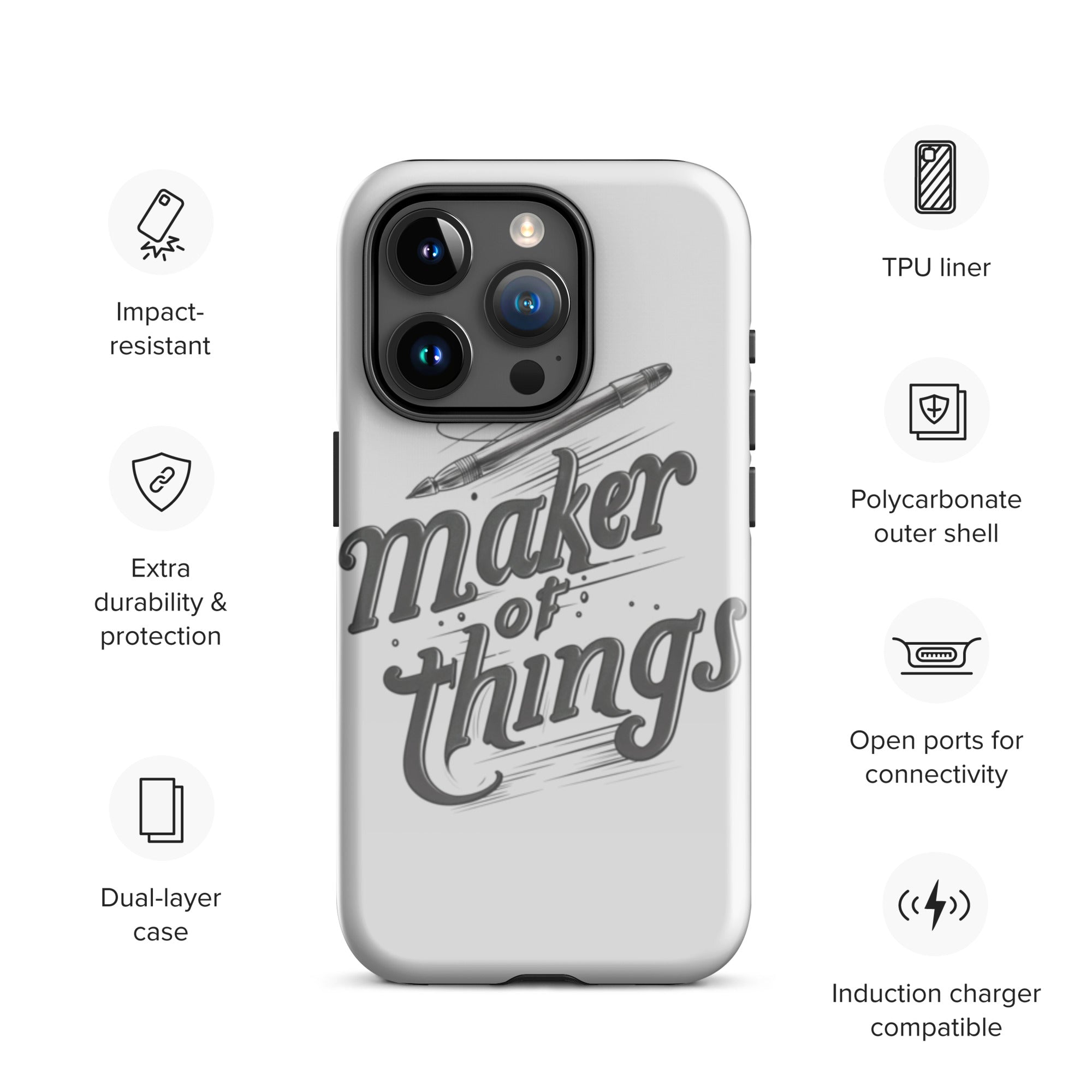 Maker Tough Case for iPhone® – Bullseye Turning Supply