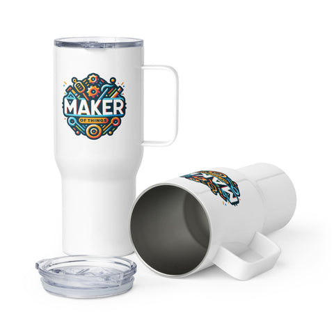 Maker Of Things Travel mug with a handle