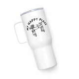 Happy Place Travel mug with a handle