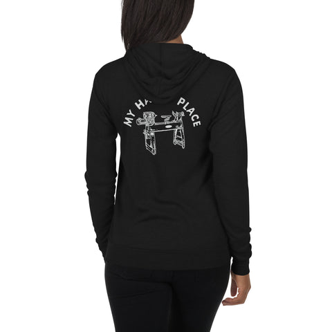 My Happy Place | Unisex Zip Hoodie