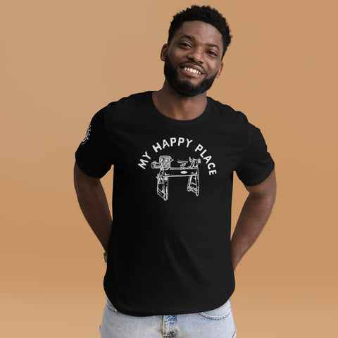 My Happy Place Tee | White Graphic | Unisex