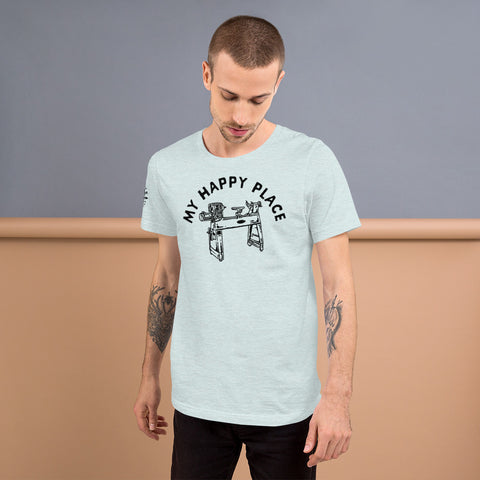 My Happy Place Tee | Black Graphic | Unisex