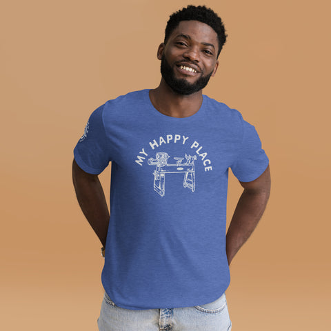 My Happy Place Tee | White Graphic | Unisex