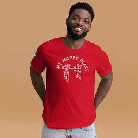 My Happy Place Tee | White Graphic | Unisex