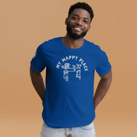 My Happy Place Tee | White Graphic | Unisex