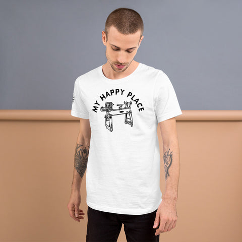 My Happy Place Tee | Black Graphic | Unisex