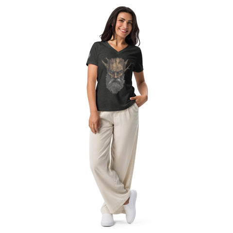 Tree Spirit Women’s relaxed v-neck t-shirt