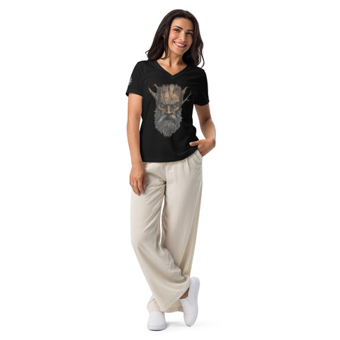 Tree Spirit Women’s relaxed v-neck t-shirt