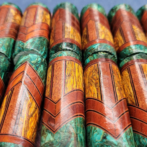 Segmented HempWood Pen Blanks | Junior Series