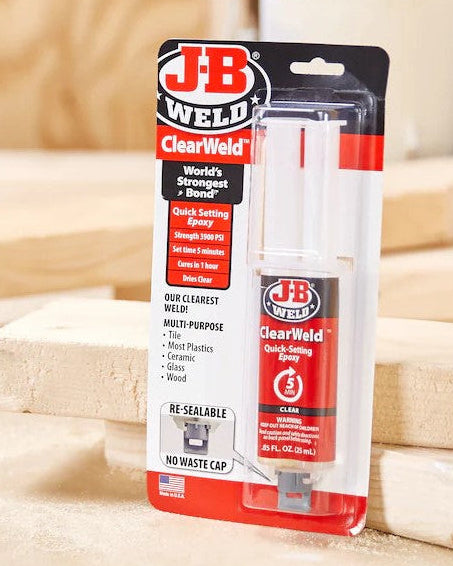 J-B WELD Clearweld Clear 5-Min Epoxy Adhesive