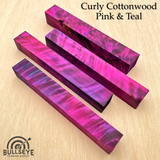 Curly Cottonwood | Double Dyed & Stabilized