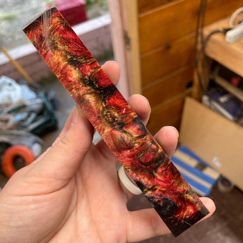 “Fire on the Mountain” Resin Pen Blanks