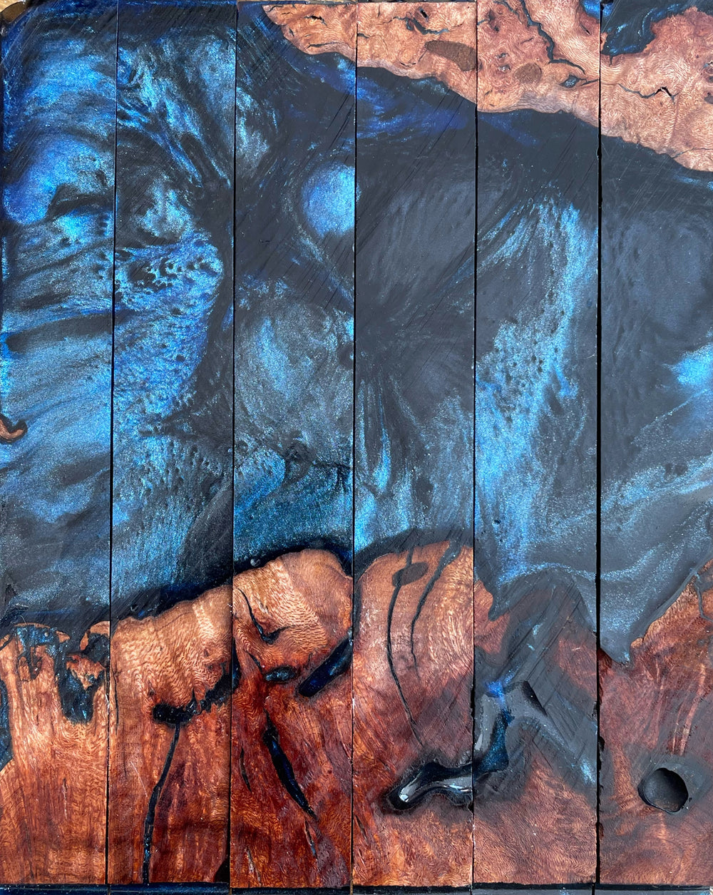 "Into the Ocean" Hybrid Pen Blanks