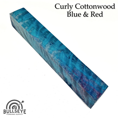 Curly Cottonwood | Double Dyed & Stabilized