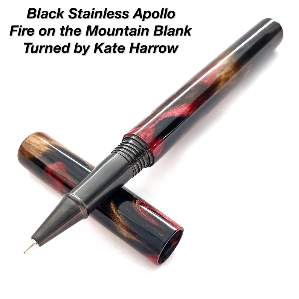 “Fire on the Mountain" Round Pen Blanks