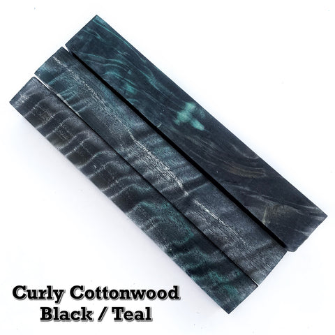 Curly Cottonwood | Double Dyed & Stabilized