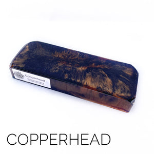 “Copperhead" Resin Knife Blocks