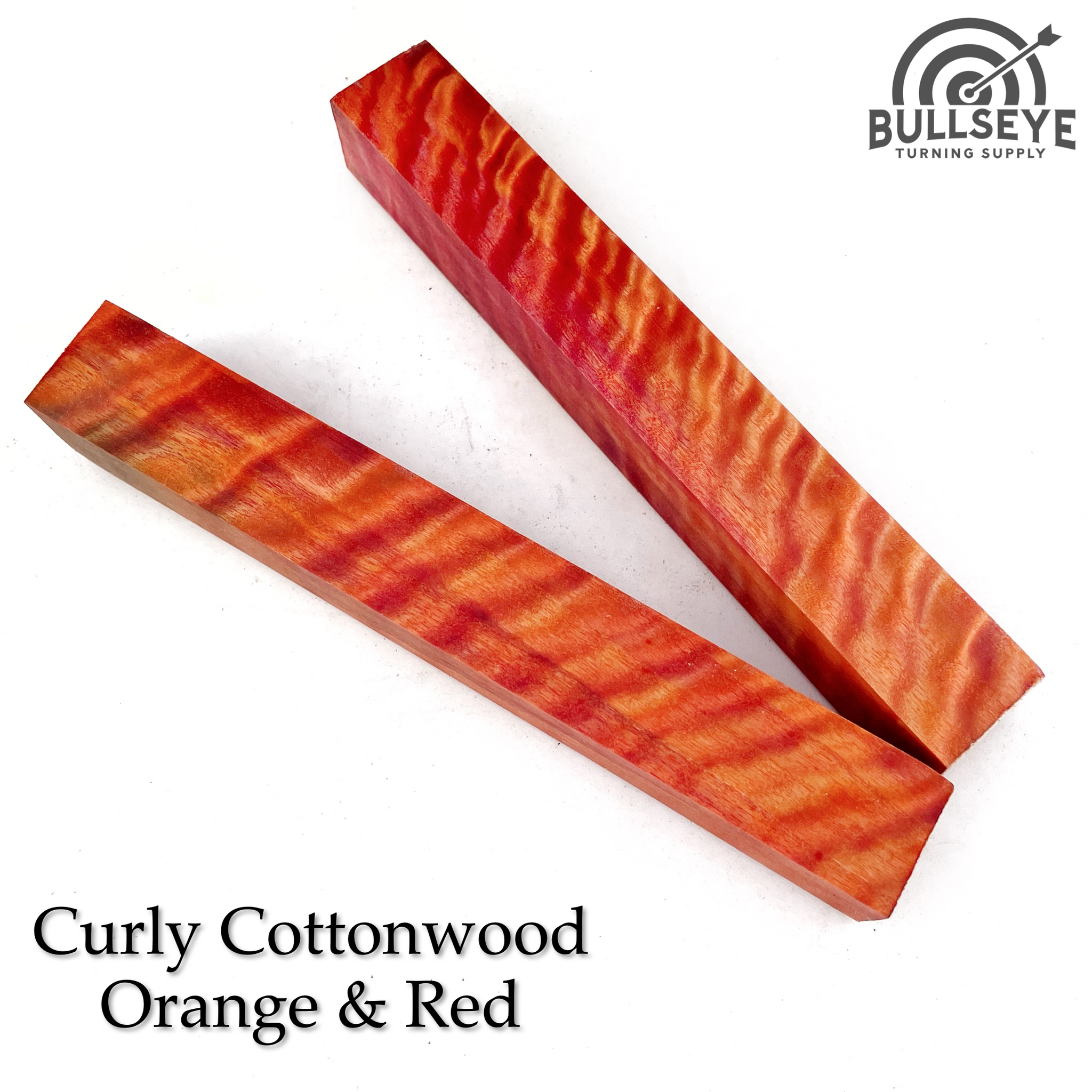 Curly Cottonwood  Single Color Stabilized – Bullseye Turning Supply