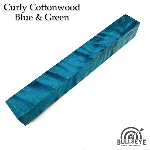 Curly Cottonwood | Double Dyed & Stabilized