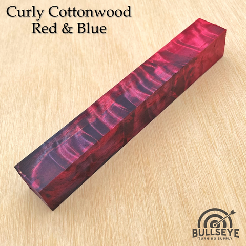 Curly Cottonwood | Double Dyed & Stabilized