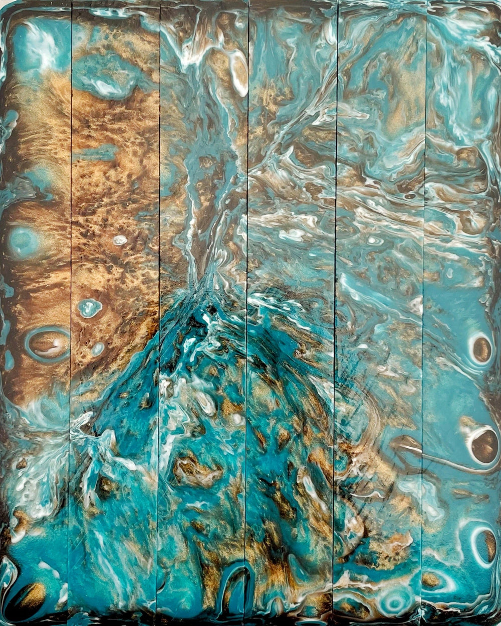 “Long Way Round" Resin Pen Blanks