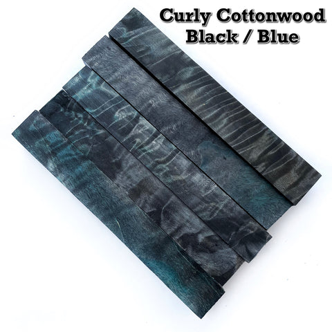 Curly Cottonwood | Double Dyed & Stabilized