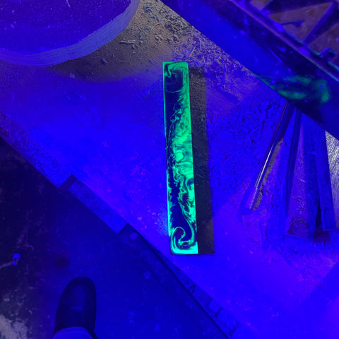 “Radioactive” Resin Pen Blanks